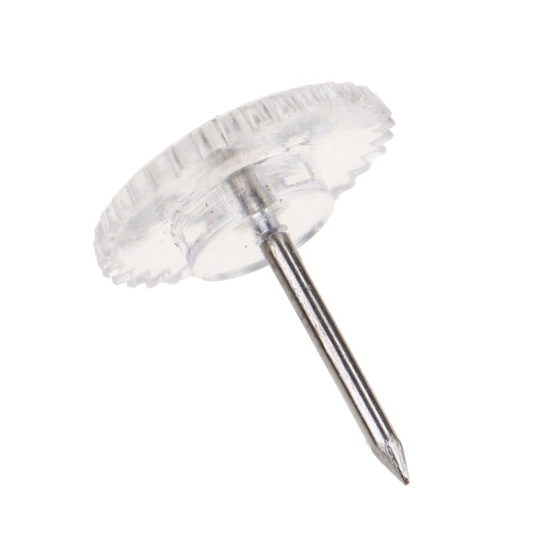 Przezroczyste 100 szt. Szpilki robić mapa multi-purpsoe bieg-lubić pinezki dekoracje pinezki przezroczyste pinezki