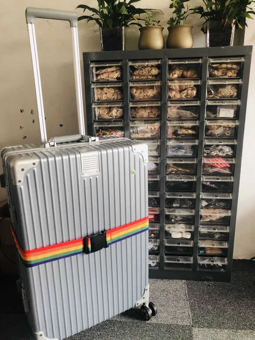 Hersteller Direct Reisegepäck-Bindeband mit verstärkendem Sicherheitsgurt, einem Charakter-Passwort-Verriegelungsgurt auf Lager: Rot