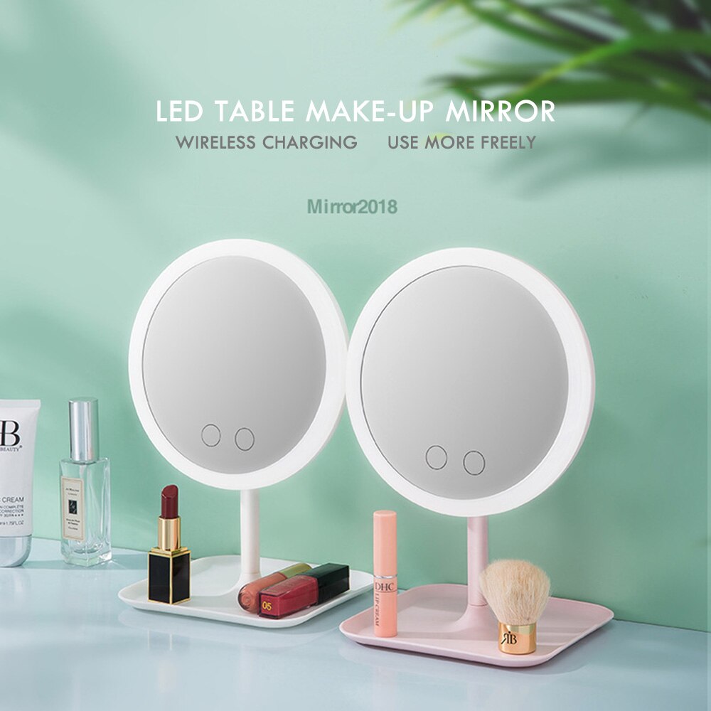 LED mirror for womens Makeup backlit mirror light with Natural White LED vanity mirror Detachable