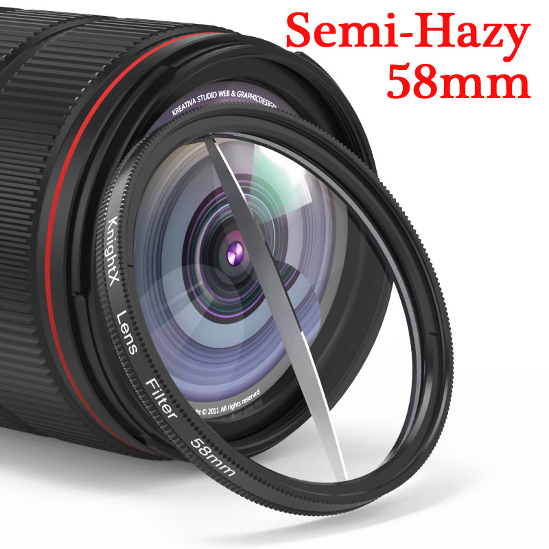 Filtro de prisma KnightX 49-77mm 52mm 58mm giratorio cambiable CPL medio FX dioptrías divididas efectos especiales accesorios de fotografía: Caqui