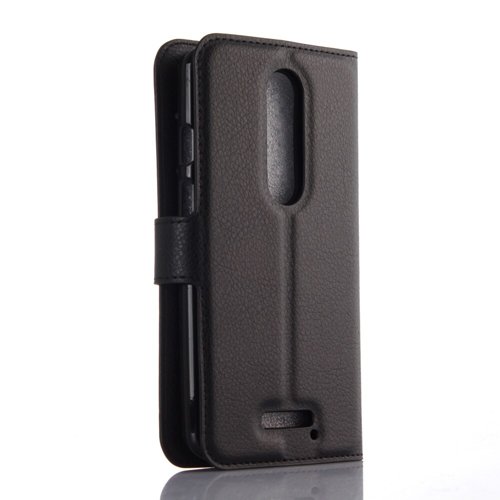 Funda para Motorola Droid Turbo 2 Cyboris para Moto X Force XT1585 XT1581 Flip Lichee Funda de cuero PU con tarjeta ranura para los titulares