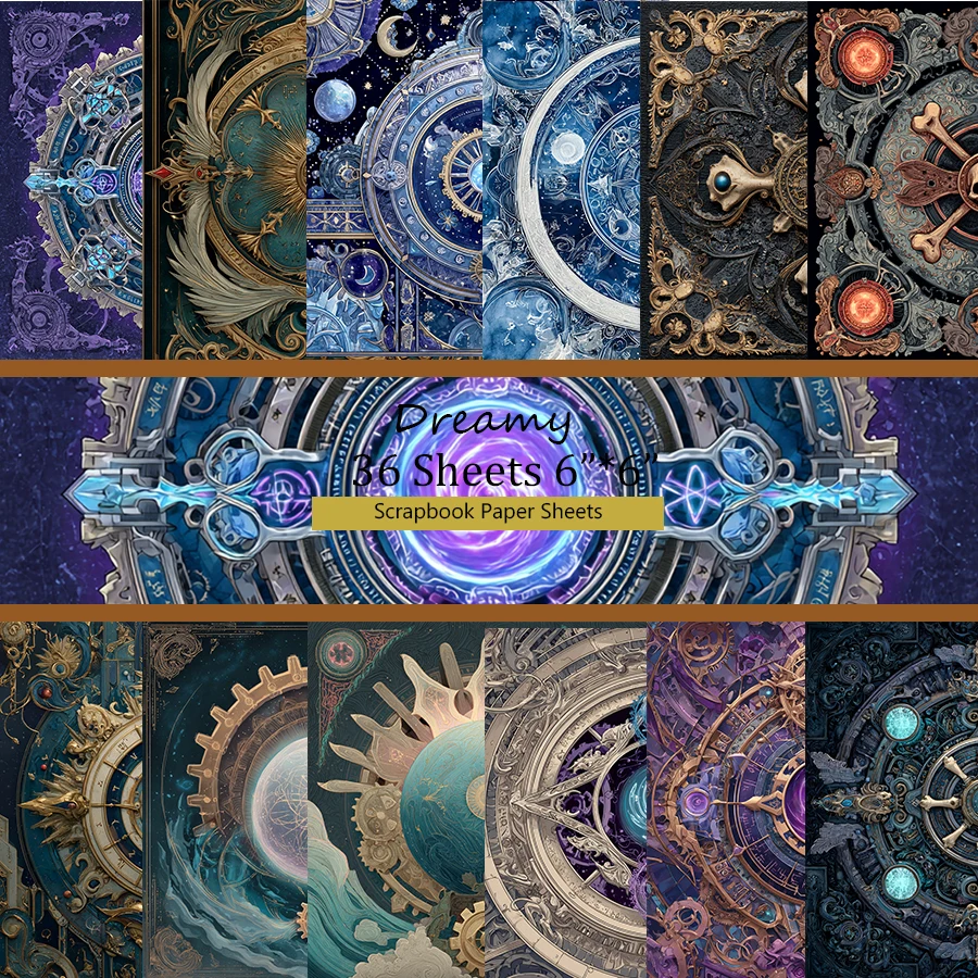 Scrapbook Paper Pack (36 Sheets, 6"x6"): Bohemian Tassel Designs for Scrapbooking, Origami & Boho Junk Journal – Craft Set: 11