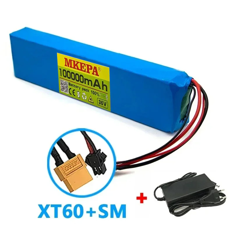 100+  km rækkevidde 36v litiumbatteripakker til elcykler og scootere・18650 celler・med bms, nemme lange ture