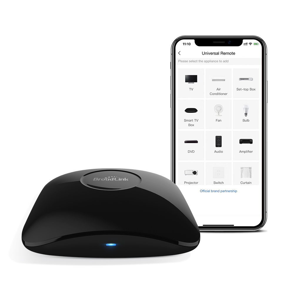 BroadLink RM4 Pro versión Hub remoto Universal inalámbrico con Sensor de temperatura y humedad HTS2 solución para el hogar inteligente: Verde