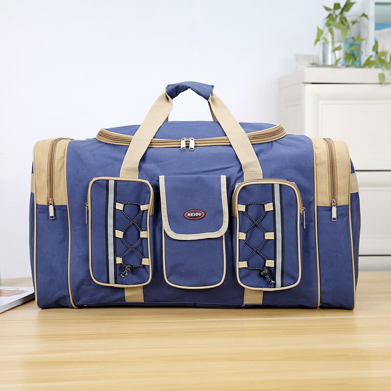 Grote Capaciteit Mannen Reistas Weekend Vrouwen Waterdichte Polyester Hand Bagage Grote Zak Mannelijke Reizen Duffle Zakken Verpakking cubes: C Travel bag