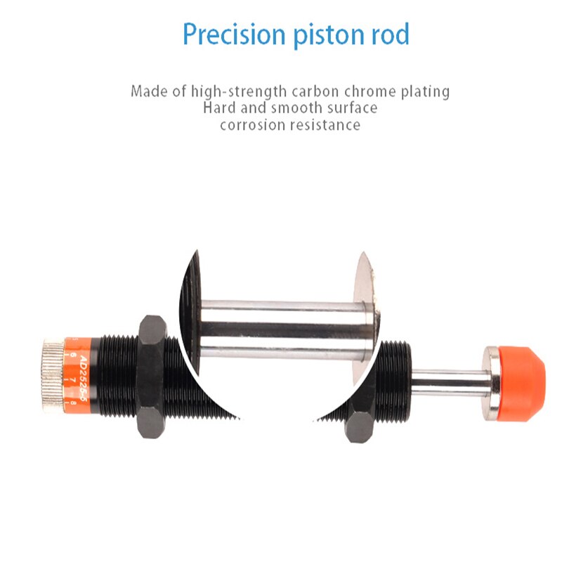 AD2016-5 AD Pneumatic oil pressur Hydraulic Shock Absorber Adjustable manipulator Hydraulic Buffer Stroke 12mm