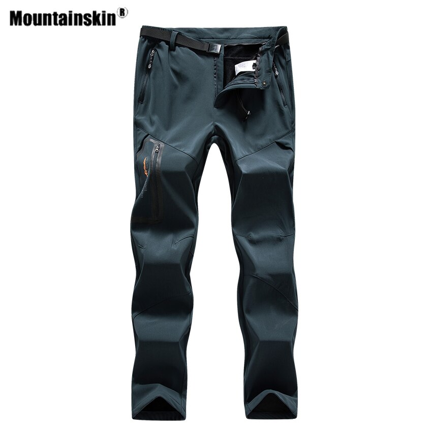 Mountainskin Winter Men&#39;s Pants Windproof Outdoor Sports Water Repellent Camping HikingTrekking Breathable Male Trousers VA883