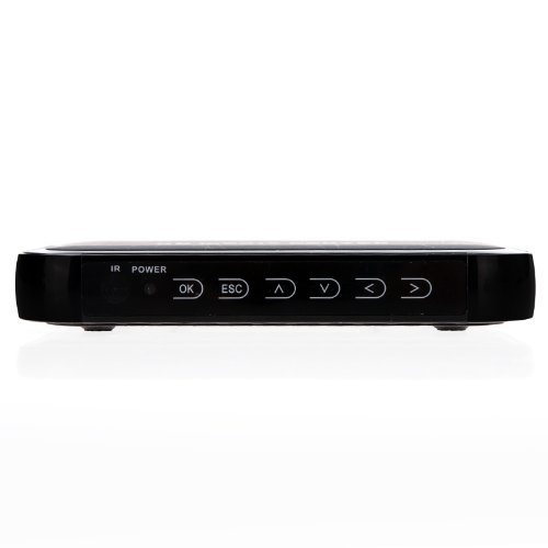 Full HD 1080P Lecteur Multimédia Center RM/RMVB/AVI/MPEG Multimédia Lecteur Vidéo avec HDMI YPbPr VGA AV USB SD/MMC Port Télécommande
