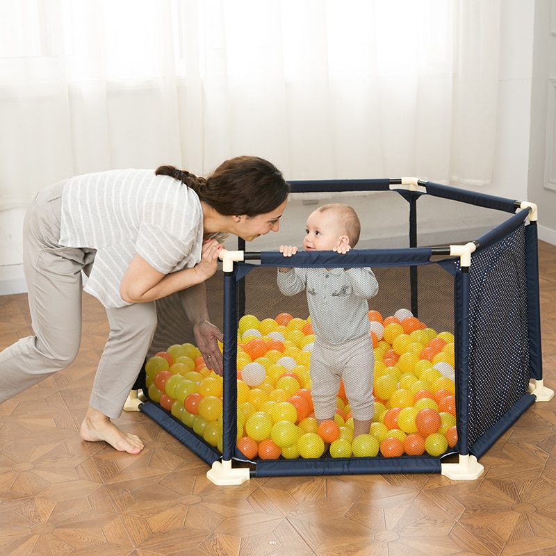 Baby kravlegård hegn plast børn kravlegård seng barriere baby sikkerhed hegn sikkerhedsbarriere folde hegn 3 år gammel solid