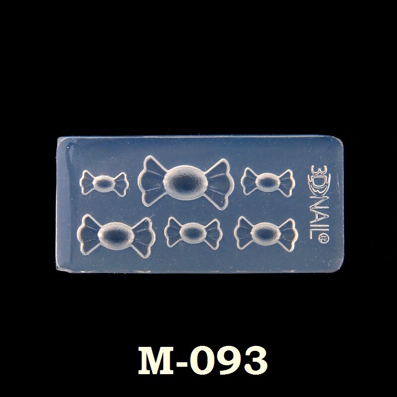 1PC 2x4cm 3D Nail Art forma silikonowa do żywicy do tworzenia biżuterii kot gwiazda serce przezroczysta silikonowa forma dla kobiety DIY wisiorek: M-93