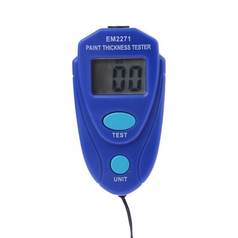 All-sun  em2271 digital mini tykkelsesmåler bil maling tester tykkelsesmåler auto coating meter diagnostisk værktøj ultralyd
