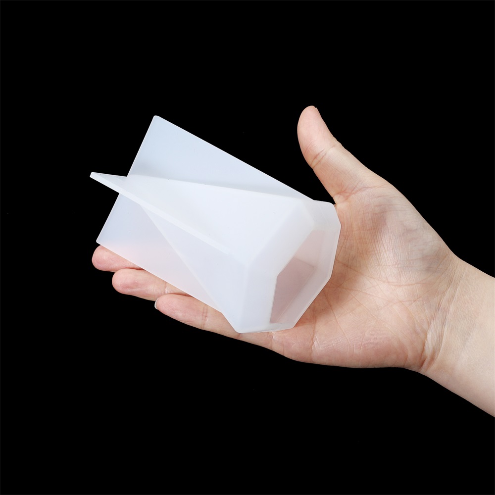 Cono de anillo geométrico piramidal, molde de silicona, cristal triangular, anillo DIY, soporte para presentación de joyería, artesanía de joyería, molde de resina epoxi