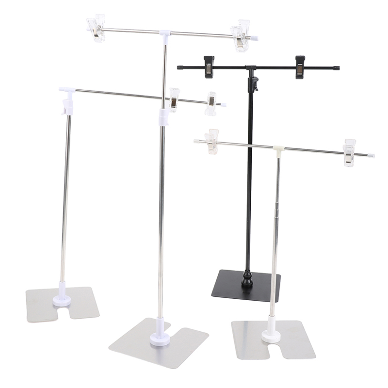 NIEUW 1PC Achtergrondstandaard Foto Achtergrond Props Cosmetische Posterstandaard Voor Studio Achtergrondpapier T-frame Fotografie Accessoires