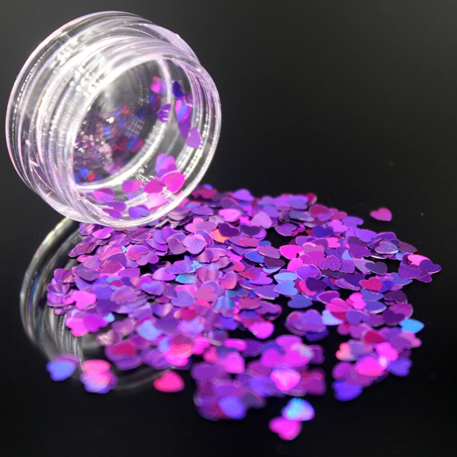 1 æske farve holografiske pailletter glitter shimmer diamant 12 farver eye shiny skin highlighter ansigt krop glitter festival makeup