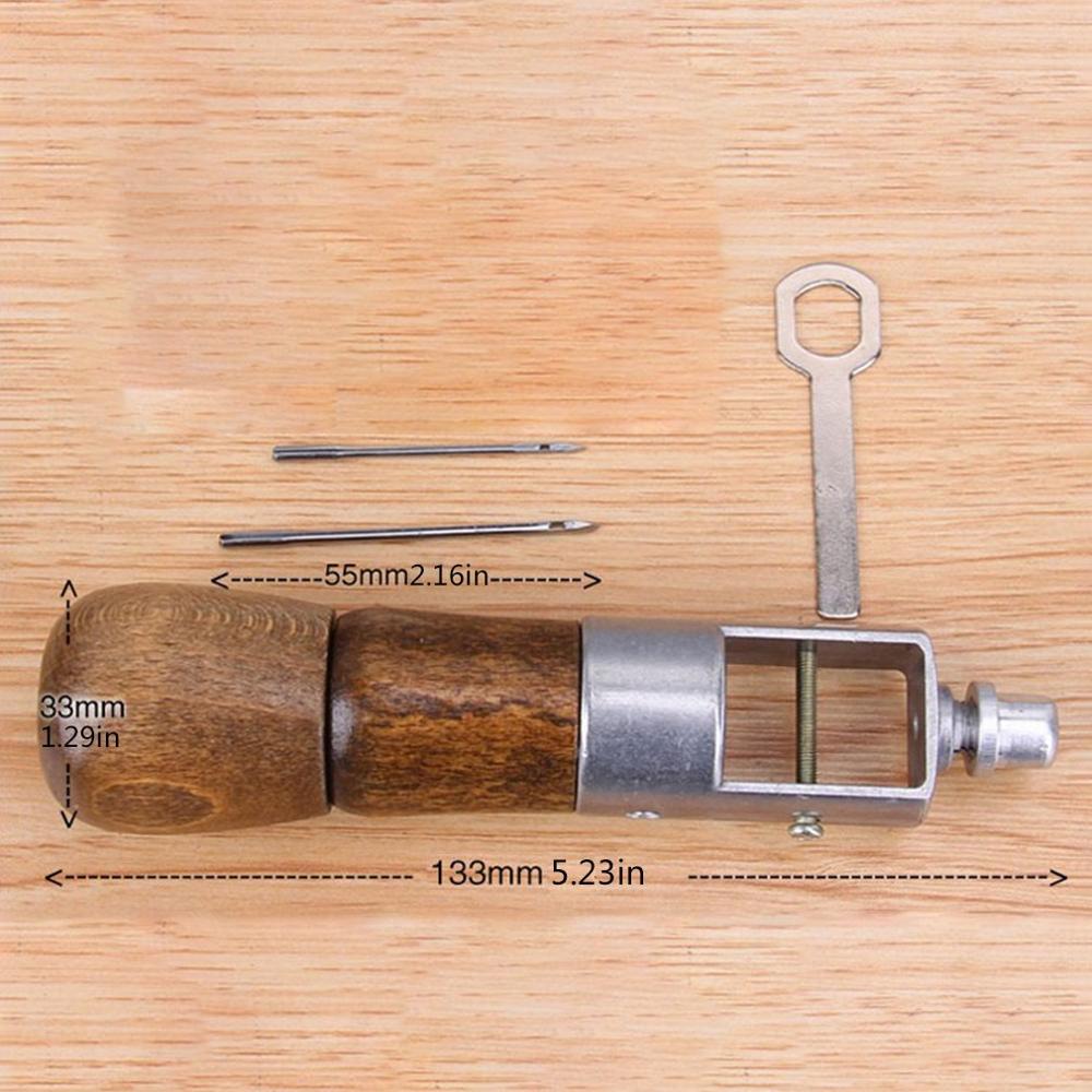 Handmade Leather Hand Stitching Machine DIY Hand-stitched Cow Leather Carving Leather Tool