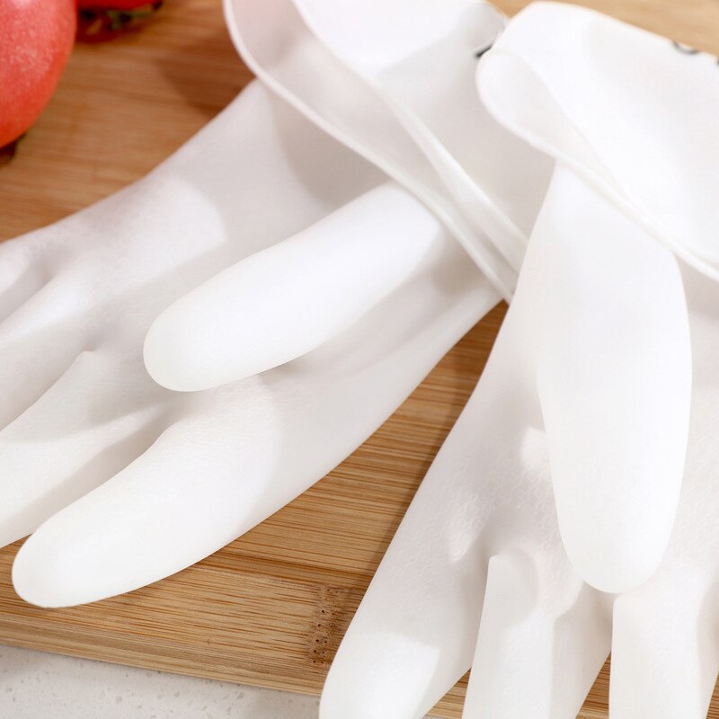 Vgo – 2 pares de guantes reutilizables para el hogar, guantes de goma para lavar platos, extra