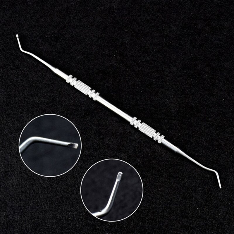 Stainless Toe Nail File Double Ended Pedicure File Edge Ingrown Toe Nail Lifter Onychomycosis Paronychia Podiatry Instrument