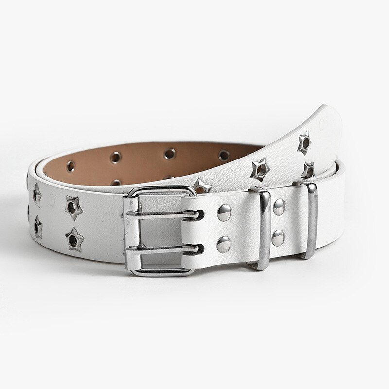 Sethexy Zwarte stretchriem voor dames, strass, brede riem met