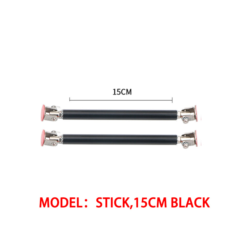 2psc 150Mm Universele Auto Splitter Staven Racen Verstelbare Voorbumper Lipsteun Steunsteun Beugel Trekband Pull Bar Kit: Bordeaux