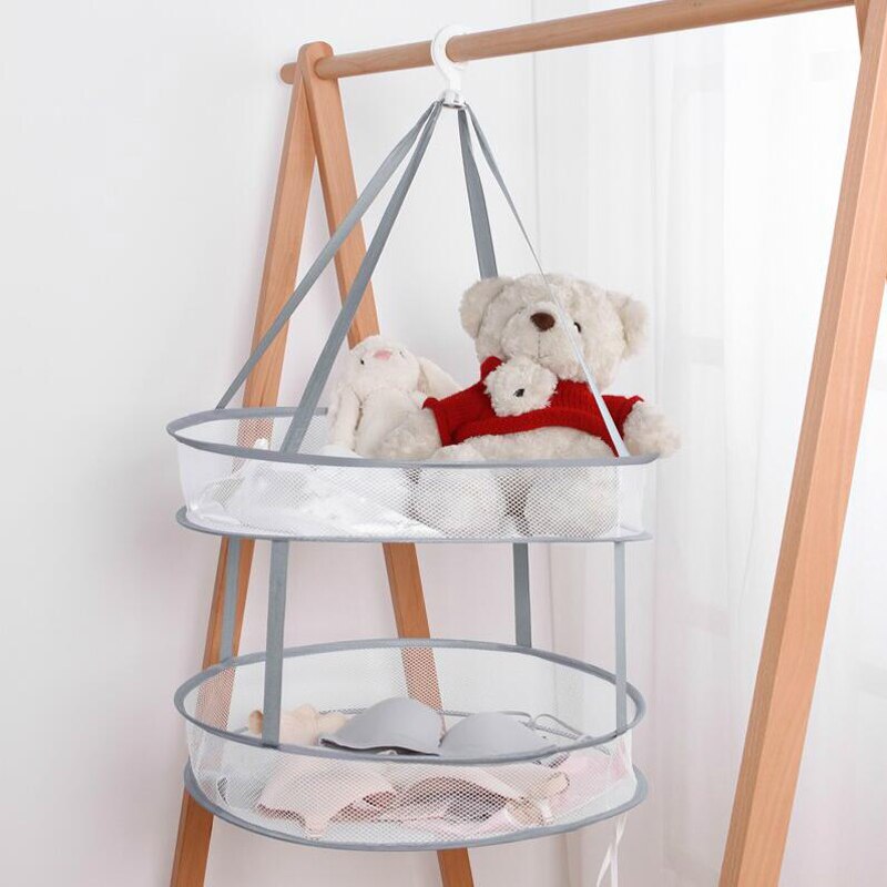 Kleren mand tuin drogen van kleding mand waslijn betegeld drogen Sokken ondergoed rekken netto pocket