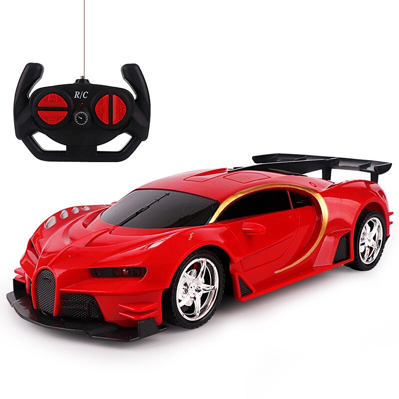 Neue Kinder der Vier-weg Fernbedienung Sport Auto Drift Auto Bugatti Fernbedienung Auto Modell Spielzeug: Bugatti red