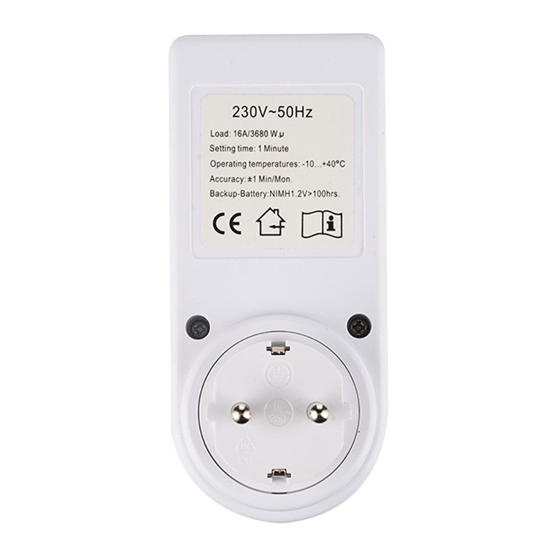 Portable Plug in Digital Timer 24h 7day Week Timer LCD Display Timing for Indoor Lights/TV/PC/Fans/Kitchen US/EU Plug