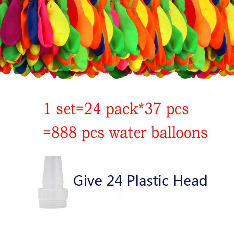 888Pcs Water Bommen Ballonnen Quick Fill Magic Ballon Outdoor Speelgoed Voor Kinderen Water Games Zomer Beach Ball Party Kinderen Speelgoed: Default Title