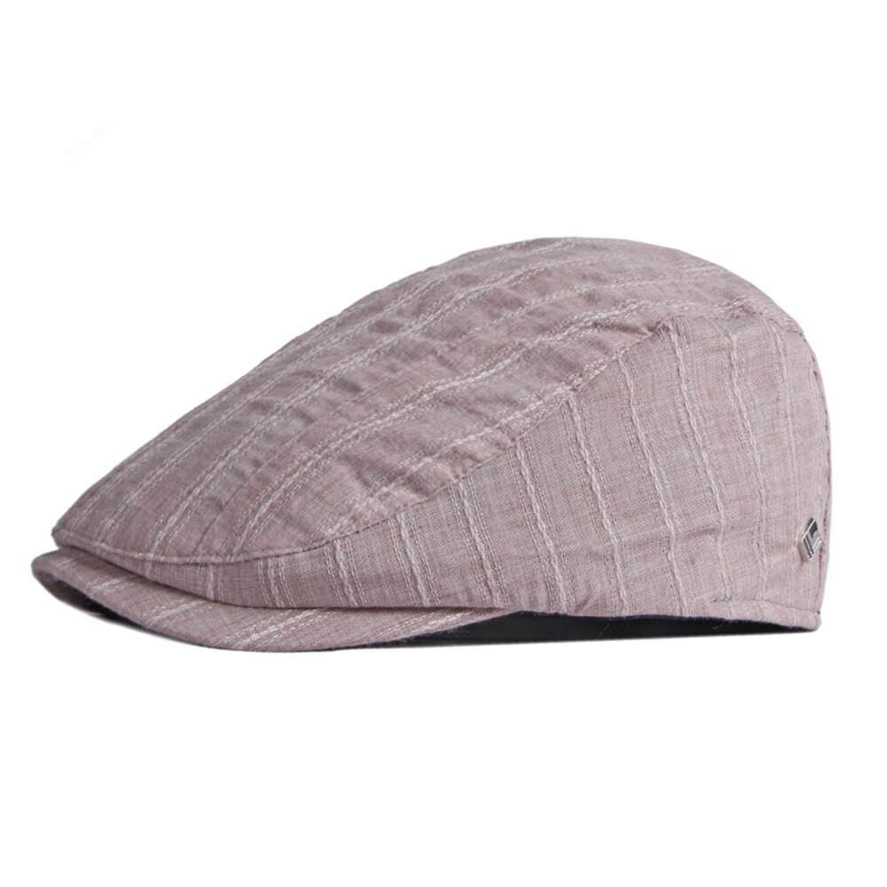 Chapeau plat blanc en coton pour hommes et femmes, béret irlandais, casquette de livreur, léger, unisexe, pilote, lierre, Boina d&#39;été