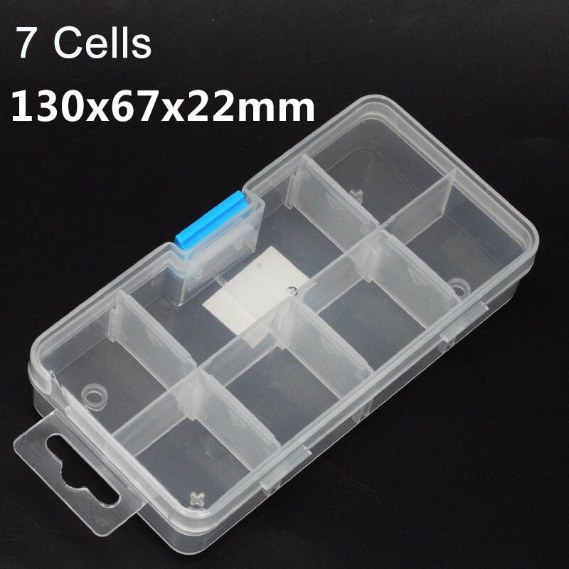 Caja de plástico ajustable para organizar componentes electrónicos, almacenamiento de herramientas, caja de plástico para almacenar celdas pequeñas: Amarillo y negro