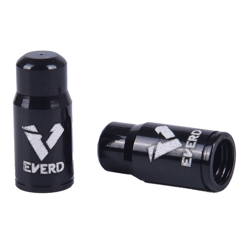 Valve Cap Bike Aluminium Alloy Valve For Bicycles Caps Tire Dust Cover: 3-BK Presta