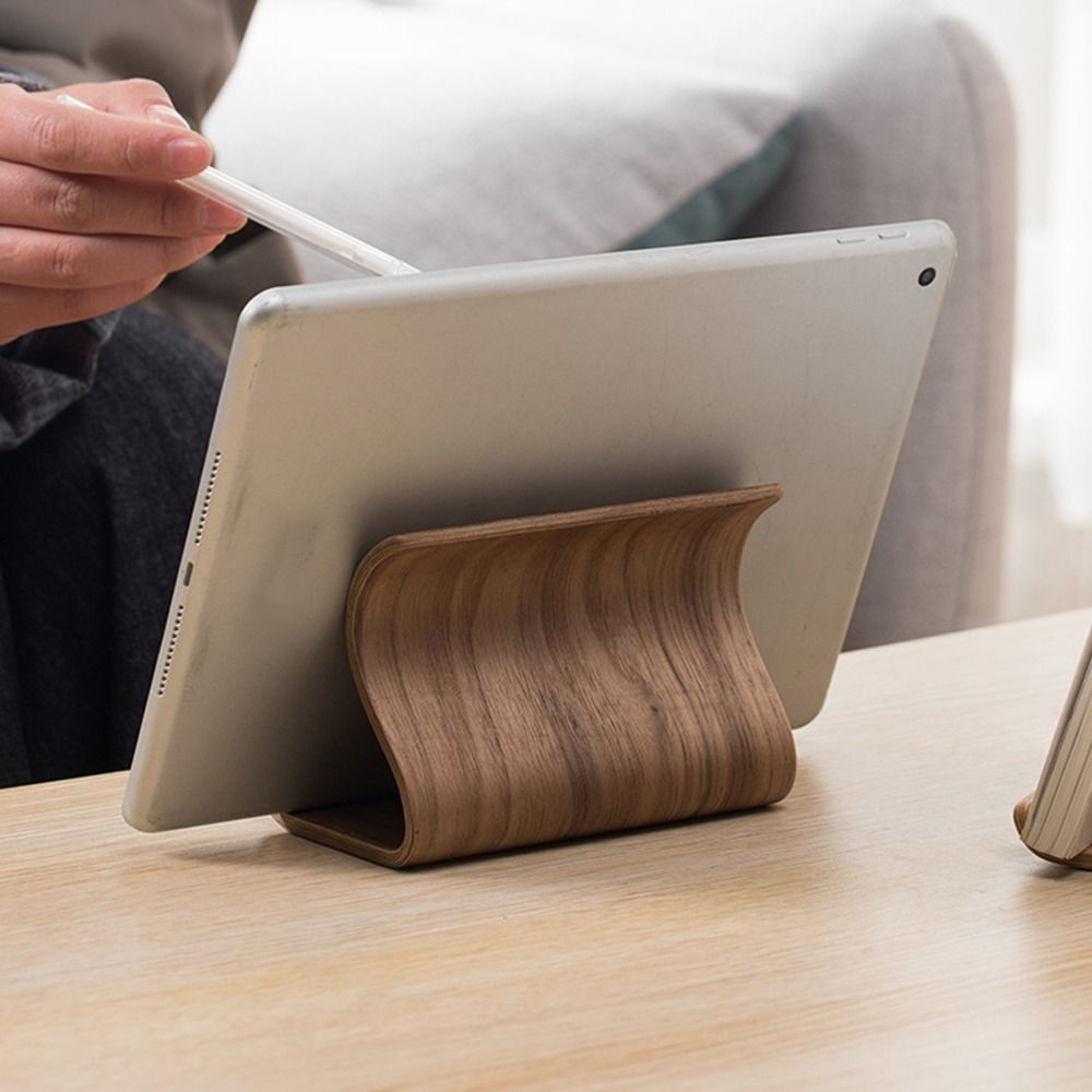 Puinen matkapuhelinteline kestävä puinen puhelinteline käytännöllinen käsityö tablettiteline mobiilitarvikkeet