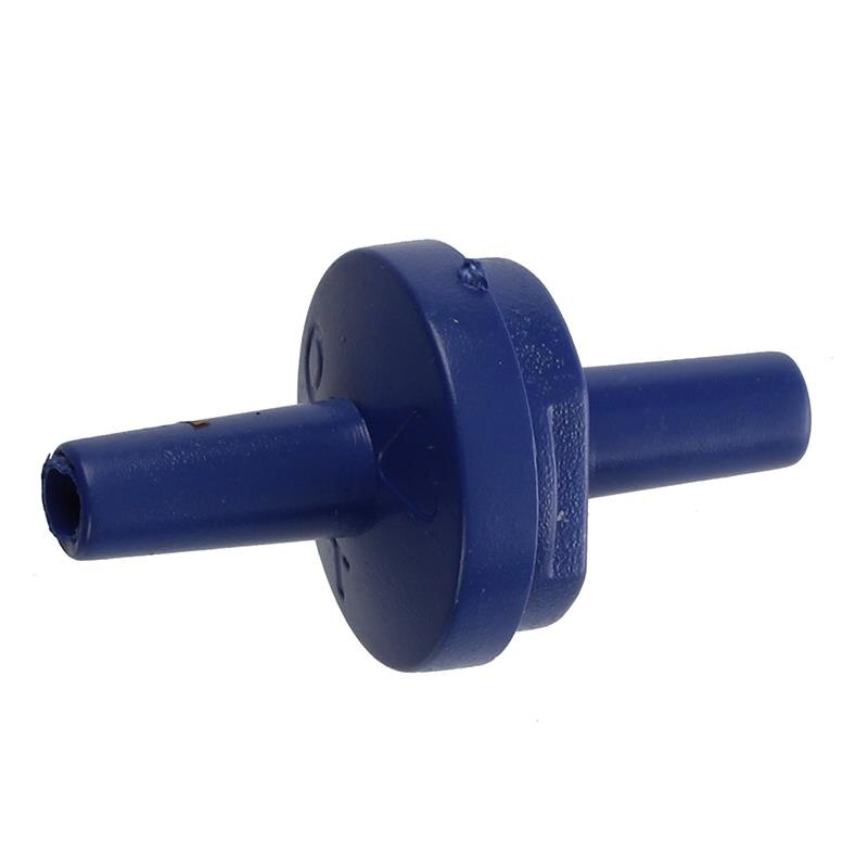 One-way Valve 4 Pcs 3mm Inside Diameter Hard Plastic One-way Check Valve Dark Blue Air Liquid Preventing the flow back, protect
