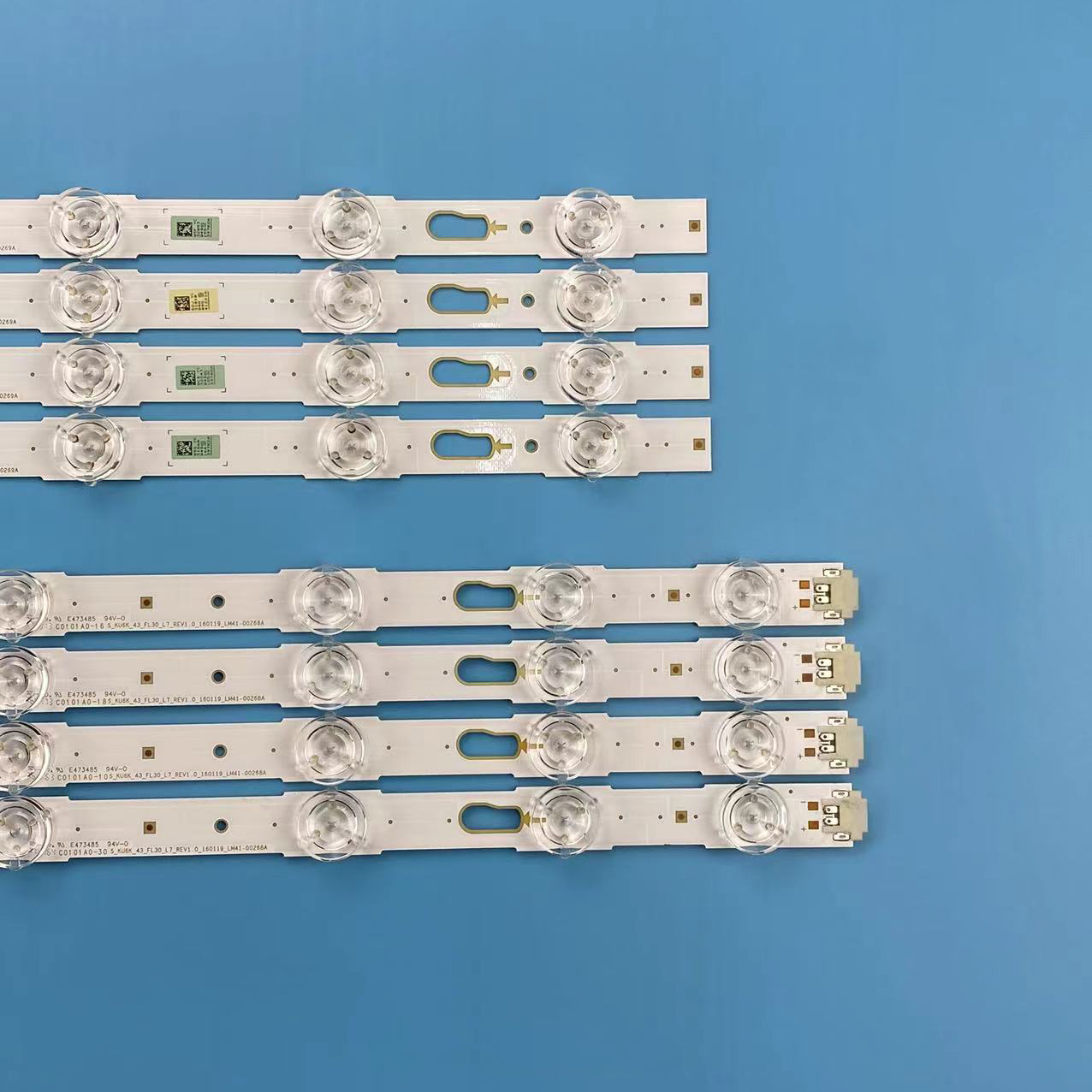 Tira de luces LED de retroiluminación, accesorio para Samsung UE43MU6100U UE43MU6125 UA43MU6103 UE43KU6000K UE43MU6105K UN43KU6290 UN43KU6270