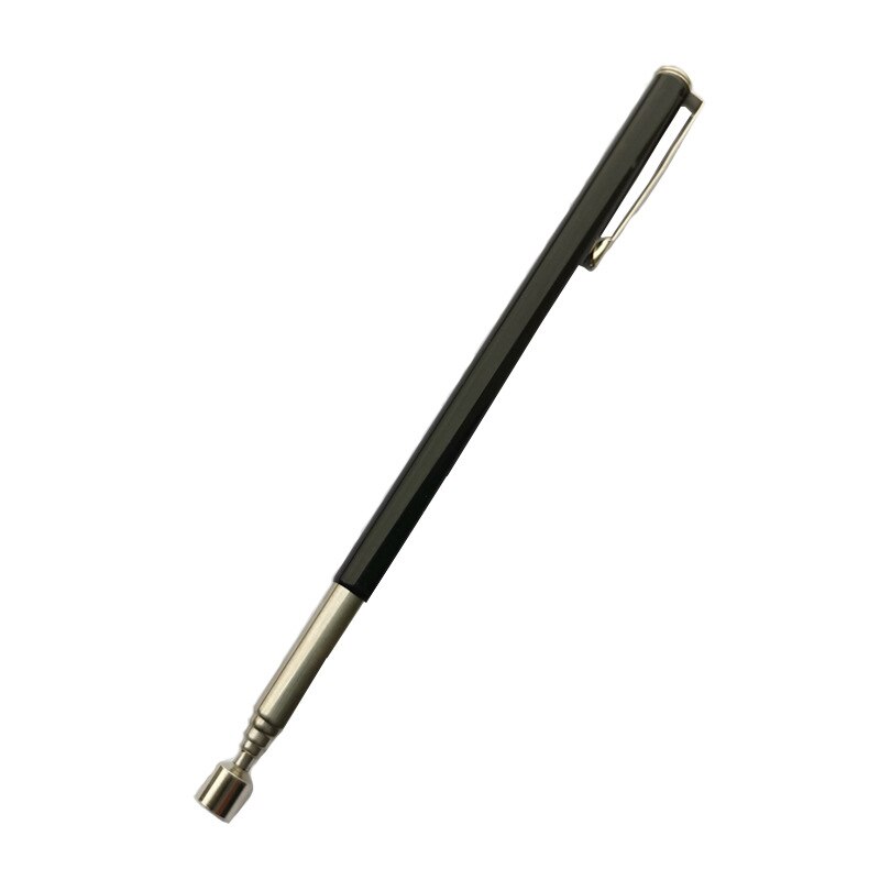 Mini Draagbare Telescopische Magnetische Magneet Pen Zwart Draagbare Verstelbare Pocket Magnetische Pick Up Pen Gereedschap Staaf Stok Handheld Tool: Default Title