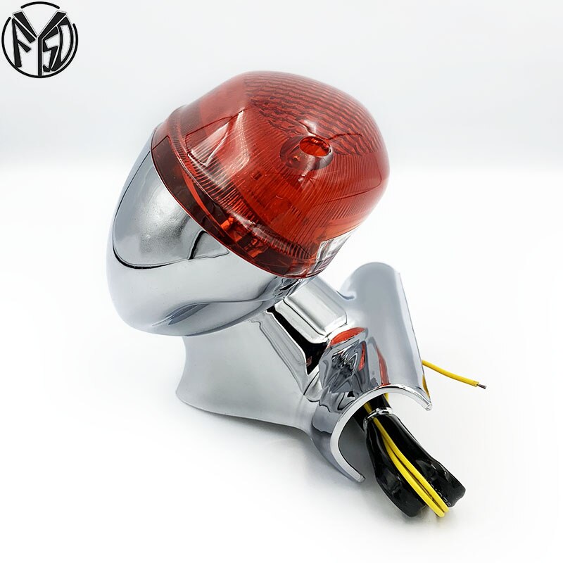 LED Rear Tail Brake Light Blinker Turn Signal Integrated Lamp For Triumph Bonneville SE T100 Motorcycle Accessories Lighting: Red LED