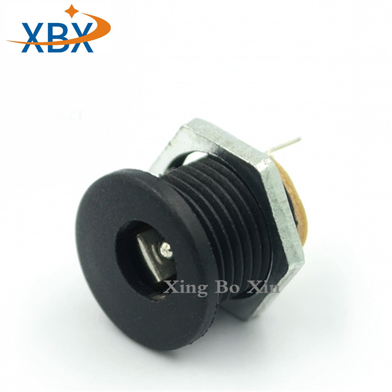 10 piezas 5 pares 2,1mm x 5,5 DC Power hembra Jack 5 piezas + conector macho adaptador 5 Juegos DC022 5,5x2,1 MM