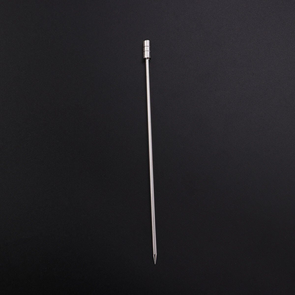 10 Pcs 304 Stainless Steel Food Picks Reusable Cylinder Shaped Cocktail Picks Dessert Picks for Dinner Party BBQ (Silver): Default Title