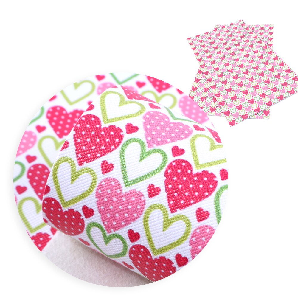 20*34cm Valentinstag Liebe Herz Synthetische Leder Stoff, DIY Handgemachte Materialien Für, Der Ohrringe, 1Yc3529: 1059843001