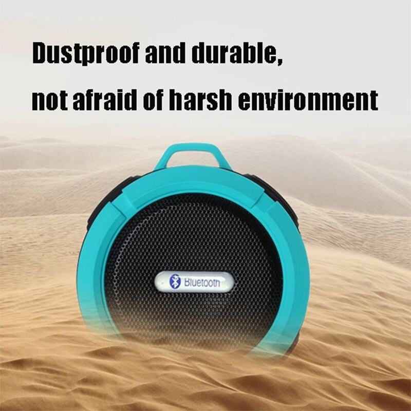 Draagbare Speaker Draadloze Bluetooth Speakers Soundbar Outdoor Sport Waterdicht Ondersteuning TF Card FM Radio Aux Input