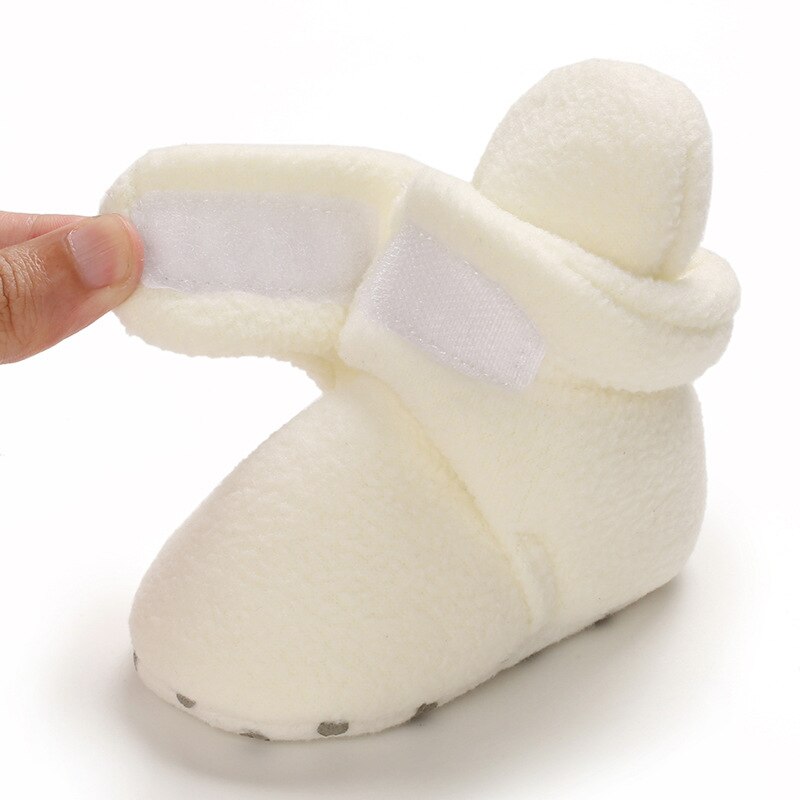 Baby vinterstøvler baby pige drenge vinter varme sko solid toddler first walkers børn vinter sko 0-18m