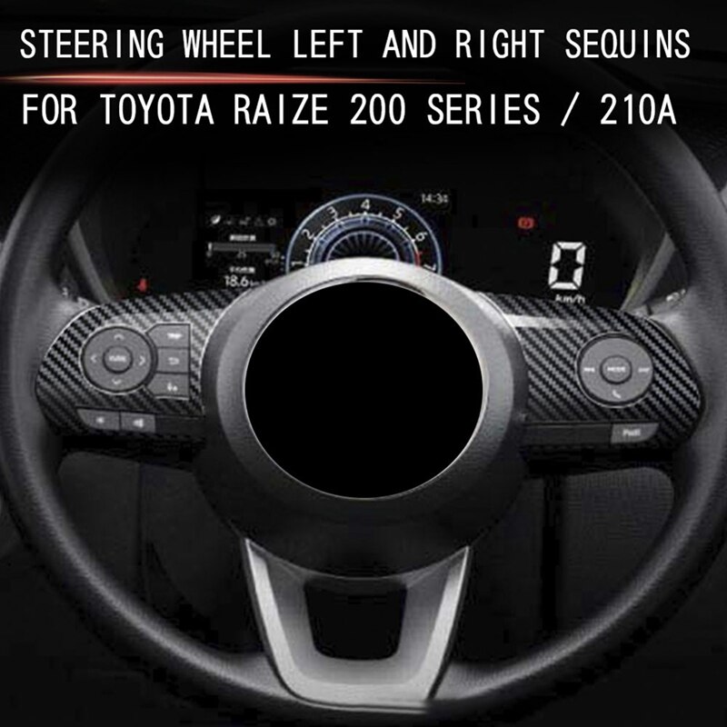 Car Steering Wheel Cover Trim Decorative for Toyota Raize 200ROCKY Series