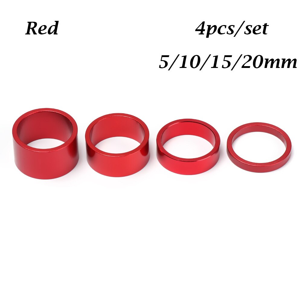 Entretoises (rondelles) Pour Tige De Fourche Avant Vélo - Alliage Aluminium, Diamètre Intérieur 28.6mm, Plusieurs épaisseurs