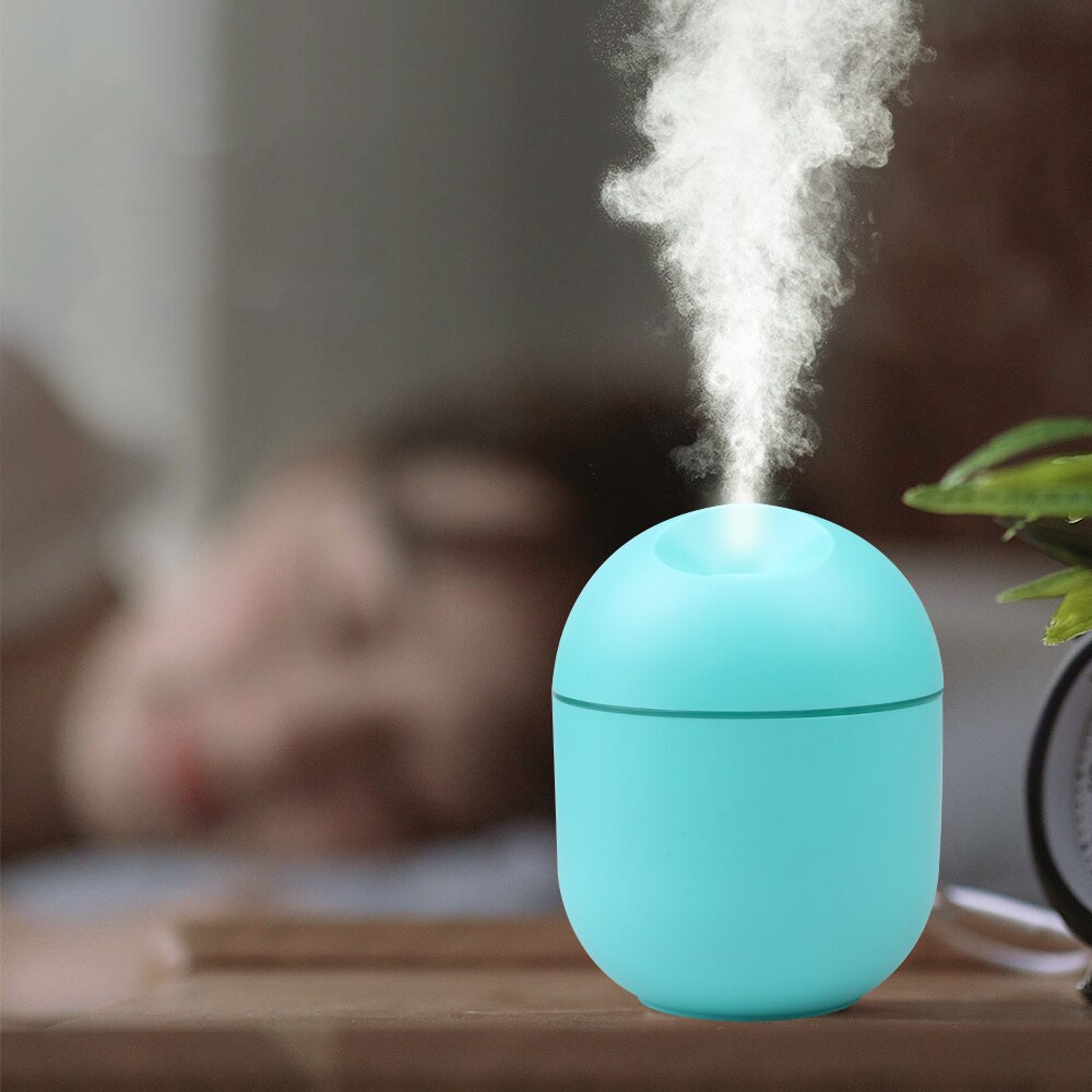 Ultrasonic Mini Air Humidifier 200ML Aroma Essential Oil Diffuser for Home Car USB Fogger Mist Maker with LED Night Lamp