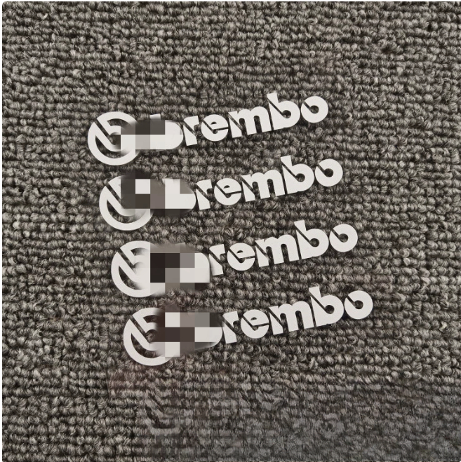 4PC knapp Motorrad Aufkleber für Brembo Motorrad Auto Bremssattel Aufkleber Wasserdichte Sonnencreme Vinyl Aufkleber Dekoration