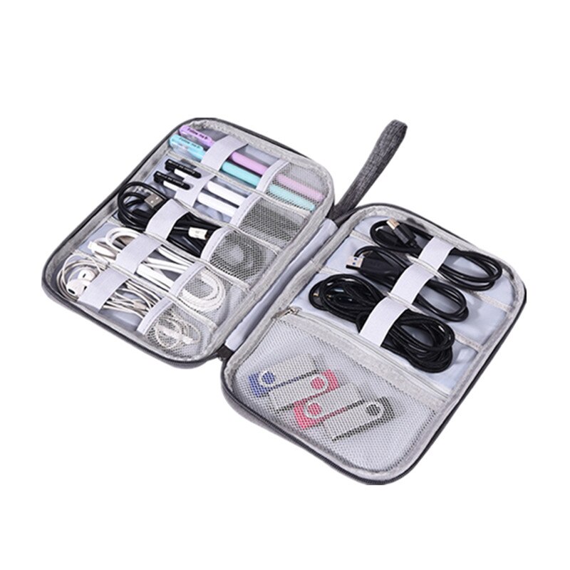 Reizen Accessoire Kabel Tas Draagbare Digitale USB Elektronische Organizer Gadget Case Reizen Mobiel Lading Mobiele Lader Houder