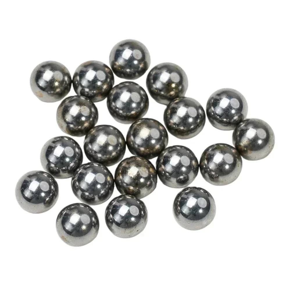 Roulement de vélo, billes en acier pour moyeu de roue 4.76MM 3/16 devant ou 6.35MM 1/4 pouces, balles de remplacement pour vélos arrière: WHITE