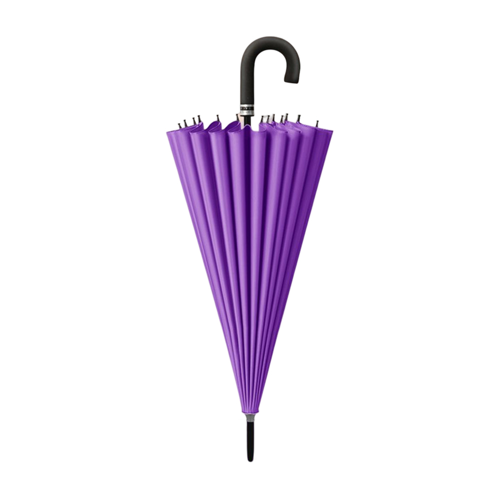 Paraguas Blooming In Water Paraguas grande con mango en forma de J de 24 pulgadas de estilo fresco Paraguas de golf con protección UV Paraguas de lluvia para todas las estaciones: Transparente