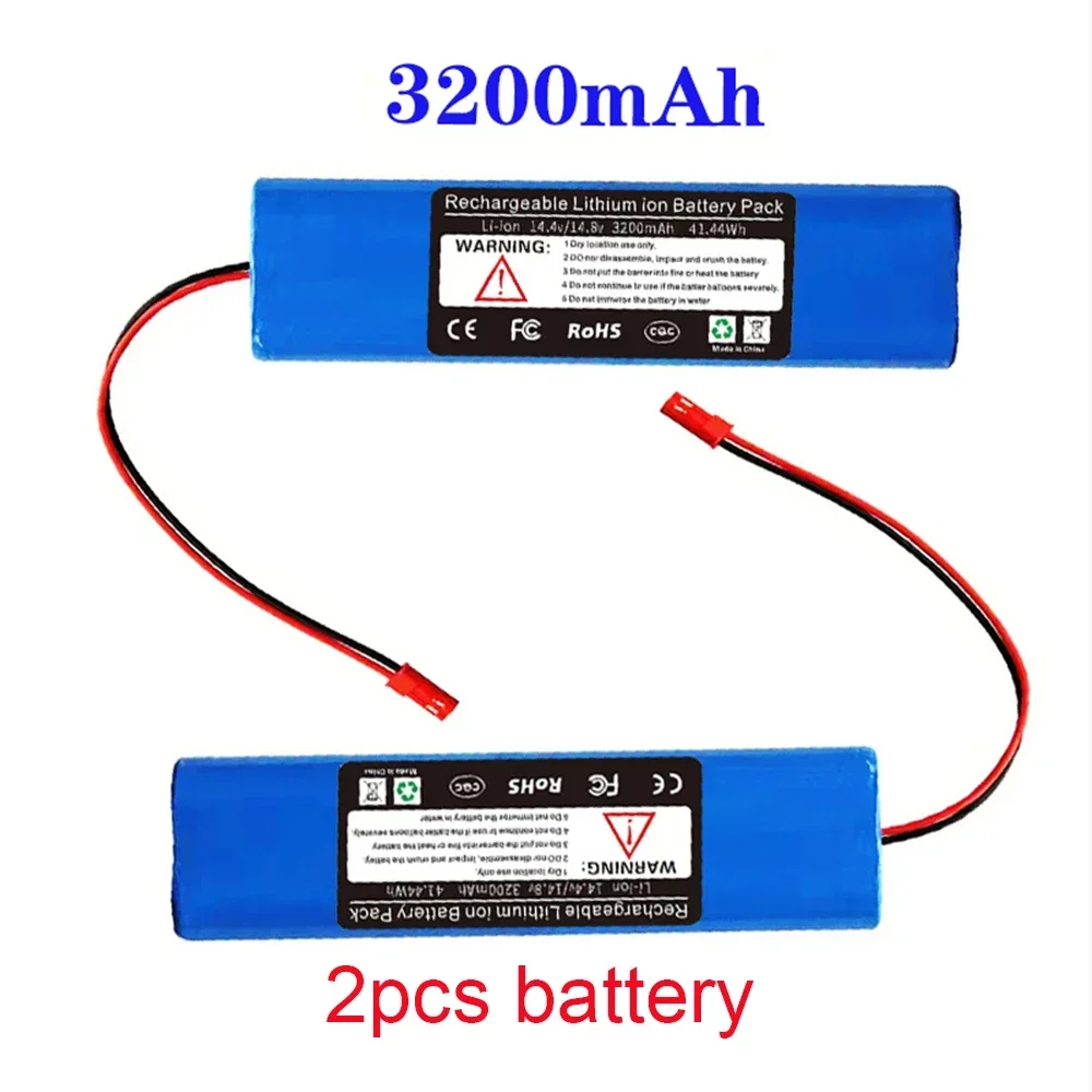 14,8 v 2600mah 3200mah 3500mah Lithium batterie für ilife v3s Profi, v50, v55, v5s Profi, v8s, x750 Roboter-Staubsauger batterie: Schwarz