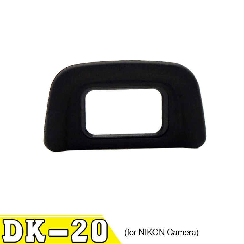 DK-20 preto de borracha eyecup visor ocular, para nikon câmera dslr d50 d60 d70 d70s d3000 d3100 d5100 d5200