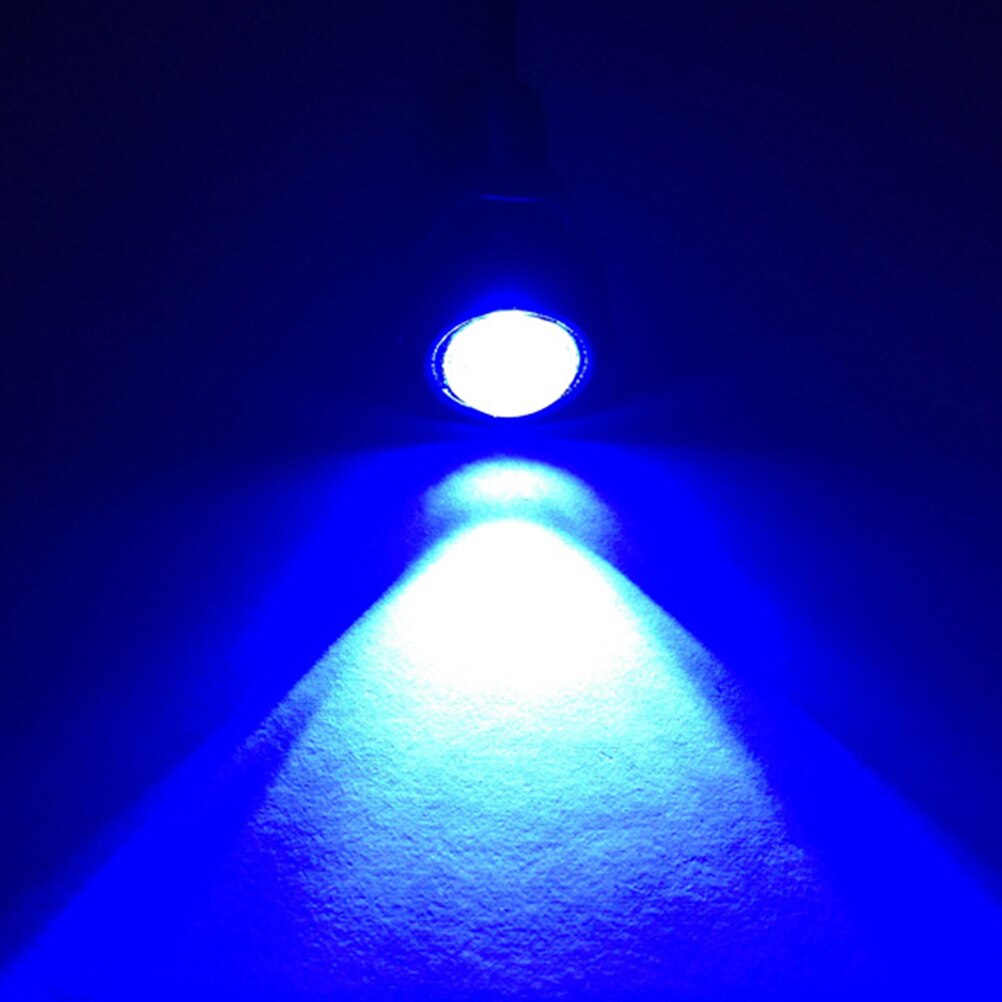 2pcs Universal Waterproof 18mm Eagle Eye LED Lights Car Motor Turn Signal Fog Light DRL Tail/Head Backup Lights Bulbs: blue light